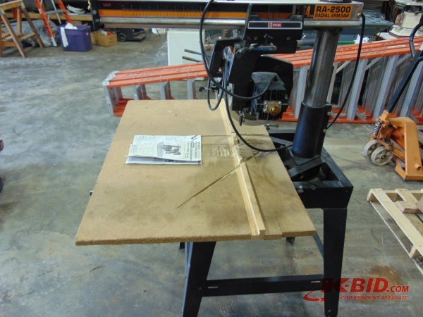 lot 105 image: Ryobi 10 Radial Arms Saw with Stand