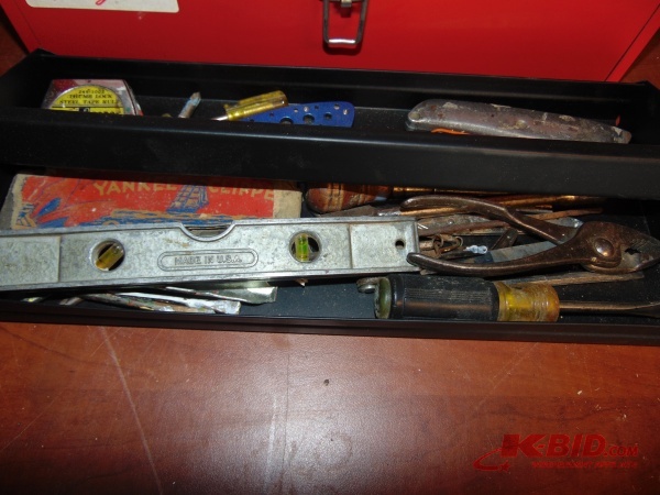 lot 119 image: Tool Box with Tools