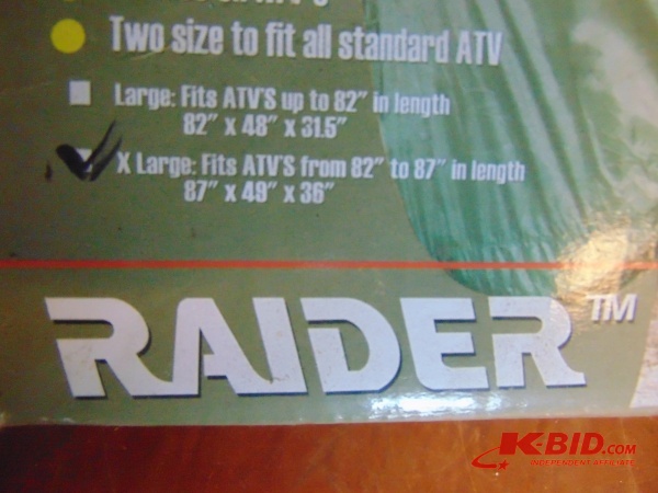 lot 160 image: Raider ATV Cover