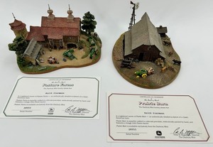 Danbury Mint John Deere Prairie Barn & Pasture Farms Mixed Lot