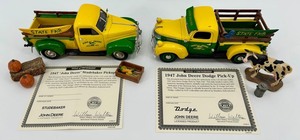 John Deere Studebaker & Dodge Pick-Up Die-Cast Trucks