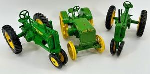 John Deere Model A Toy Tractor Set