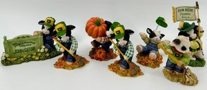 Marys Moo Moos John Deere Figurine Mixed Lot