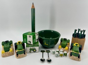 John Deere Themed Collectibles Mixed Lot