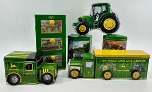 John Deere Tin Collectible Assortment Mixed Lot