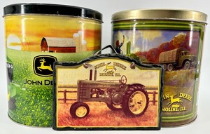 John Deere Decorative Tin & Slate Sign Mixed Lot