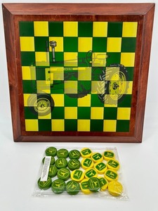 John Deere Checkers Board With Pieces #1