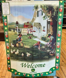 John Deere Welcome Flag Collection Banner Edition 0870 with COA