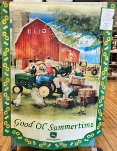 John Deere Good Ol Summertime Flag Limited Edition with COA