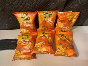 FL 5 - Late July Nacho Cheese Tortilla Chips 2 Oz (Lot of 6)