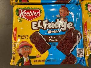 TX 1 - Keebler E.L. Fudge Elfwich Choco Vanilla Cookies (Lot of 4)