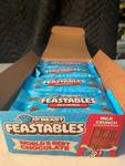 NY 1 - MrBeast Feastables Milk Crunch Chocolate Bars 24-Pack