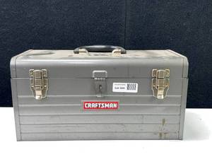 Craftsman Metal Toolbox & Assorted Tools