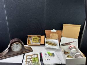 Mantle Clock and Restorative Hardware