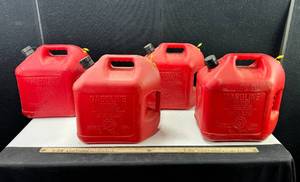 Red Fuel Cans