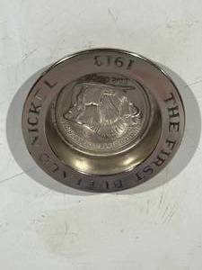 Avon Collectible Buffalo Nickel Dish