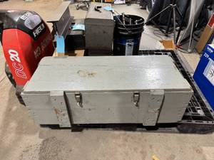 Wood Crate & Contents