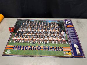 1986 Chicago Bears Poster
