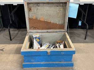 Wood Crate & Contents