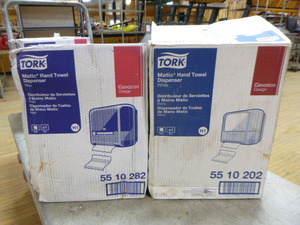2 Tork Matic Hand Towel Dispensers