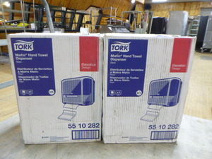 2 Tork Matic Hand Towel Dispensers