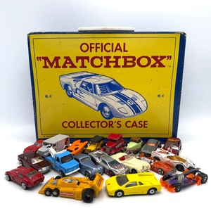 1966 Lesney Matchbox Collectors Case No. 41 with Vintage Matchbox & Die-Cast Vehicles