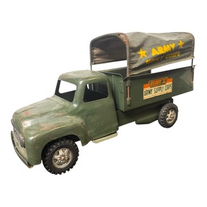 Vintage Marx Military Army Transport Truck  15 Long  Complete