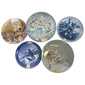 Collection of Vintage Commemorative Plates  Royal Copenhagen, Bing & Grndahl & Oberammergau