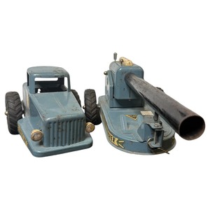 Vintage Nylint Rocket Launcher Truck  Pressed Steel Military Toy 21 Long