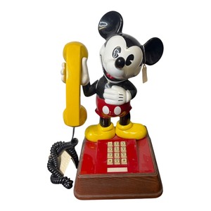 Vintage Mickey Mouse Telephone  Functional Character Phone
