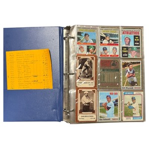 Vintage Baseball Card Album Collection with Hall of Famers, Stars & Semi-Stars