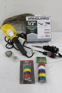Vanguard Cord Protector, Soldering Irons & Electrical Tape Mixed Lot