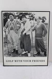 Three Stooges Golf With Your Friends Framed Print