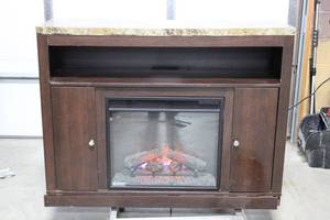 Twin Star Electric Fireplace Console 23MM9922-PC72 23EF023GRA-A1