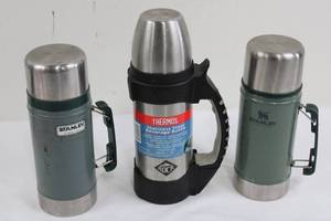 Stanley & Thermos Beverage Bottles Mixed Lot (3 Bottles)