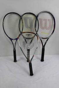 Wilson, Ektelon & Prince Tennis Racquet Mixed Lot