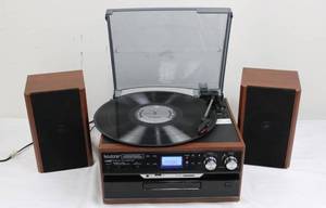 Boytone Turntable Cassette CD Stereo System