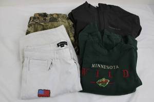 Camo, White, Minnesota Wild & Hawke & Co Apparel Mixed Lot (Lot of 4)