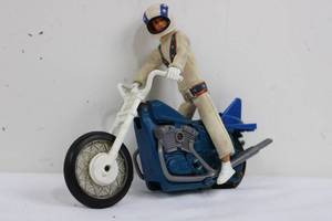 Vintage Evel Knievel Stunt Cycle Motorcycle Figure