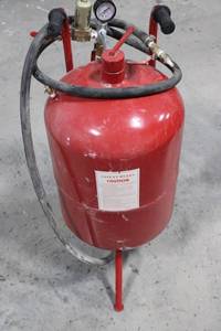 Portable Fire Suppression Tank on Cart