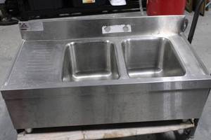 Advance Tabco SLB-32R Double Compartment Sink