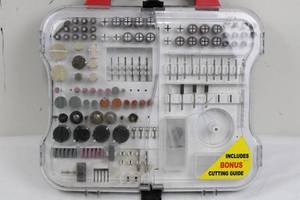 Rotary Tool Accessory Bit Set With Case