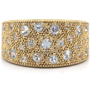 New Sparkling Beaded Milgrain Galaxy Ring VIDEO