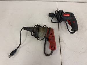 Corded Drill Lot - Drill Master 60614 & Milwaukee 6750-1 (Lot of 2)