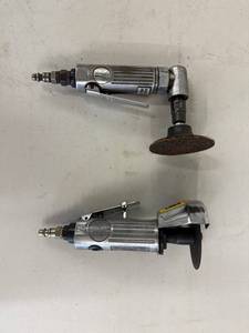 Pneumatic Air Grinder & Air Cutter Set - Northern Industrial 1036 & Central Pneumatic (Lot of 2)