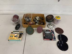 Angle Grinder Accessories - 3M SandBlaster, Chief CH2AC & Assorted Abrasives Mixed Lot