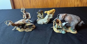 Franklin Mint Figurines - American Indian Heritage Foundation (Lot of 3)