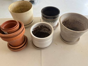 Ceramic Planters Assorted Mixed Lot