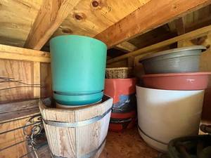 Large Planters Mixed Lot