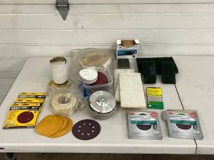 Sanding Discs & Pads Mixed Lot - 3M, Warrior & Assorted Abrasives